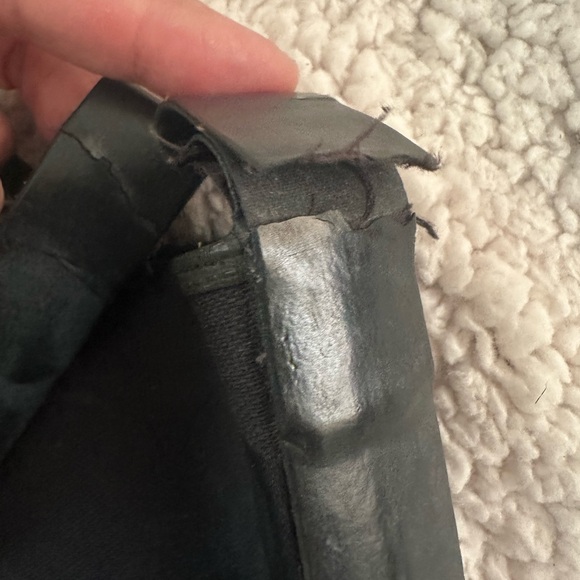 COACH Paige Tall Black Signature Rain Boots Size 7 SEE LAST PHOTO - Picture 11 of 11